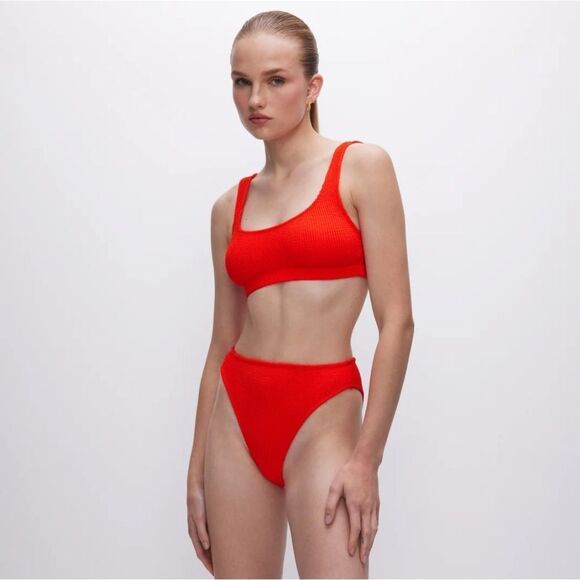 WOMENS GOOD AMERICAN TWO PIECE SWIMSUIT SIZE 12 - Picture 1 of 4